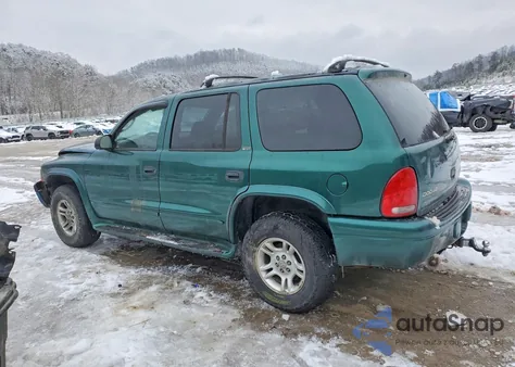 2002 Dodge Durango Slt z USA, uszkodzony, nr VIN 1B4HS48N12F218823